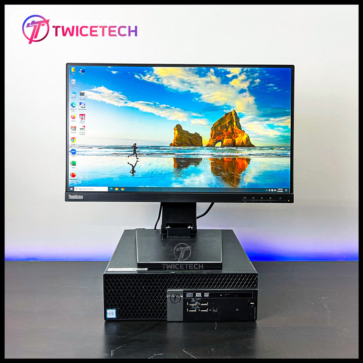 Optiplex Monitor DELL OPTIPLEX BUSINESS PC + MONITOR FULL SET ( USED )