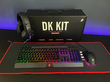 1ST PLAYER 4 IN 1 GAMING KIT ( KEYBOARD , MOUSE , HEADSET , MOUSEPAD )