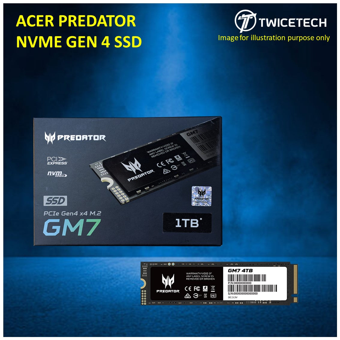 ACER PREDATOR NVME GEN 4X4 SSD